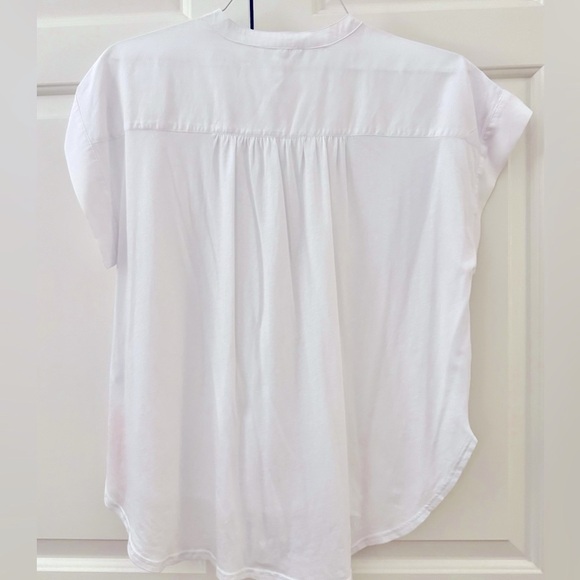 Splendid Oversized White Paloma Blouse Size M - Picture 8 of 9